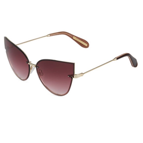 BCBGMAXAZRIA "Vixen" Metal Sun Glasses - Picture 4 of 6